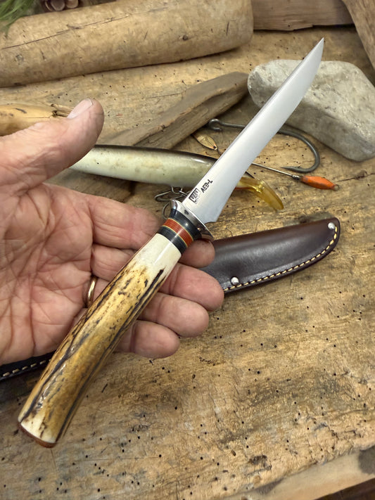 Treeman 6 3/4" AEB-L Stainless Filet Stag Mammoth