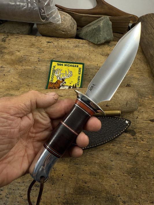 Special Hunter 6" AEB-L stainless Horsehide Aluminum Crows beak butt