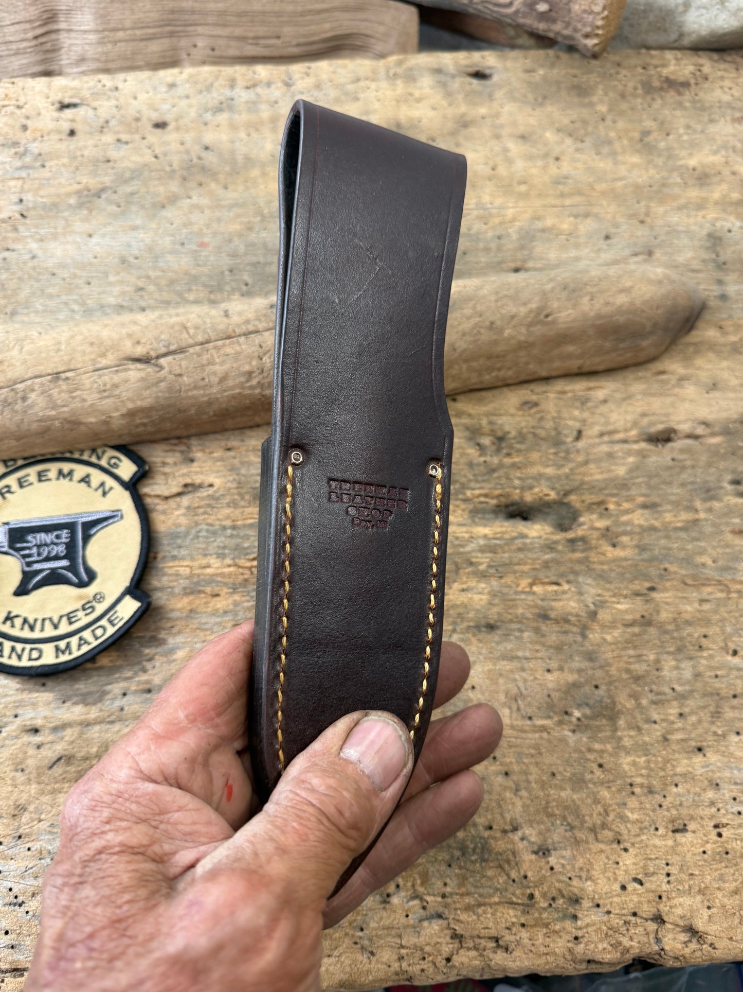 Treeman Special Hinter 4 1/4" AEB-L stainless Nickel Guard 120 Year old German Stag Ivory butt cap