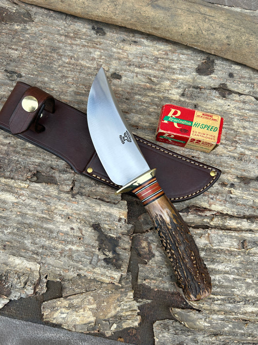 Treeman 5" Fox River AEB-L stainless AAA Stag