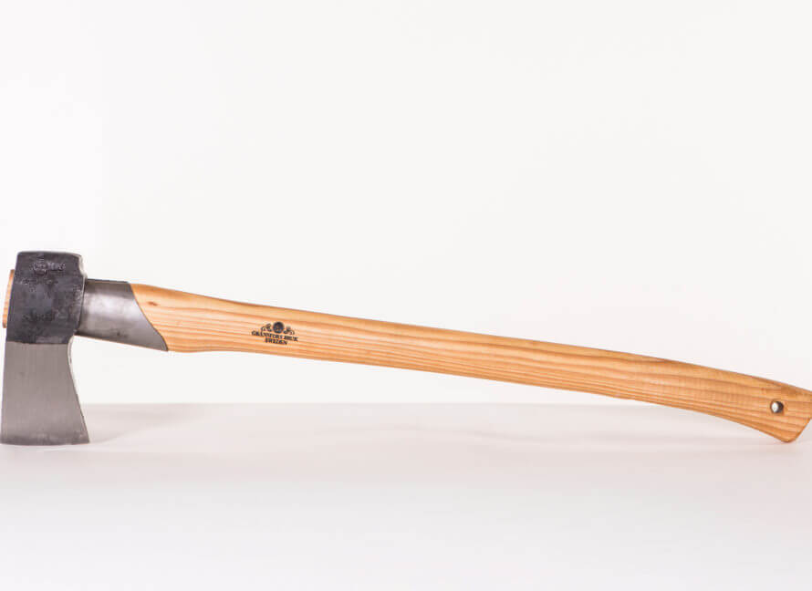 Long & Large Splitting Axe w/ Collar Guard