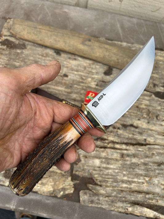 Treeman 5" Fox River AEB-L stainless AAA Stag