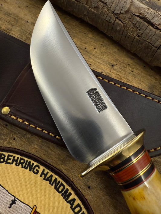 Treeman Fox River Hunter Pop's Pro Cut Steel , AAA Sambar Stag Brass