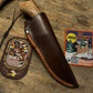 Vintage Treeman 6" Old School Mule Der Crotch Old Stamp Kangroo Lace Pouch Sheath