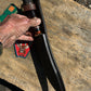 Treeman Hammer Mark Camp Knife Horse Hide Crown Stag  Shark Sheath