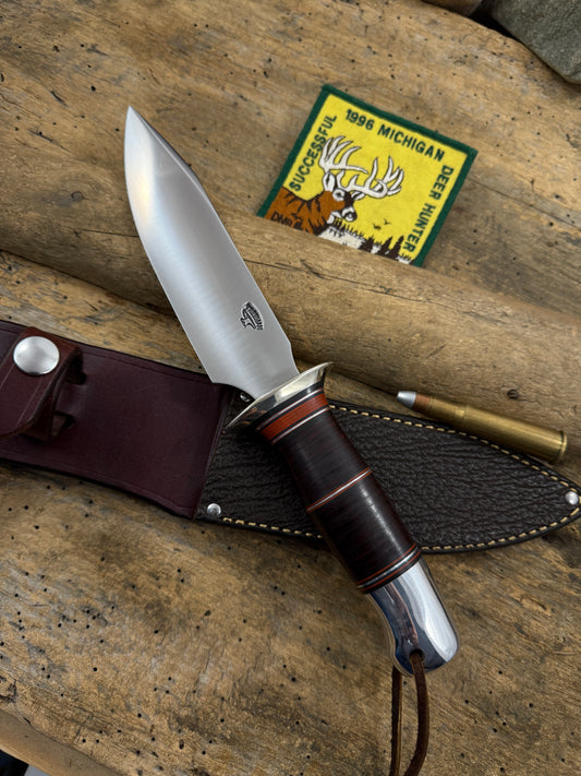 Special Hunter 6" AEB-L stainless Horsehide Aluminum Crows beak butt