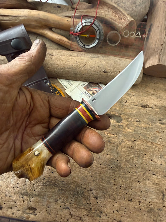 Treeman Bird & Trout Copper Horsehide Crotch Stag
