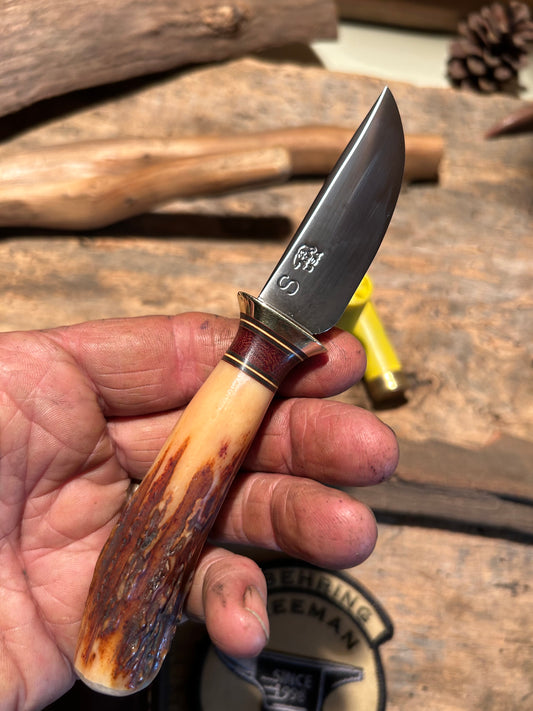 Treeman Pocket Caper 120 years old red stag AEBL Stainless