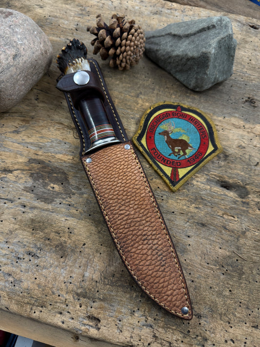 Crown Stag Scagel style Beaver Tail hunter