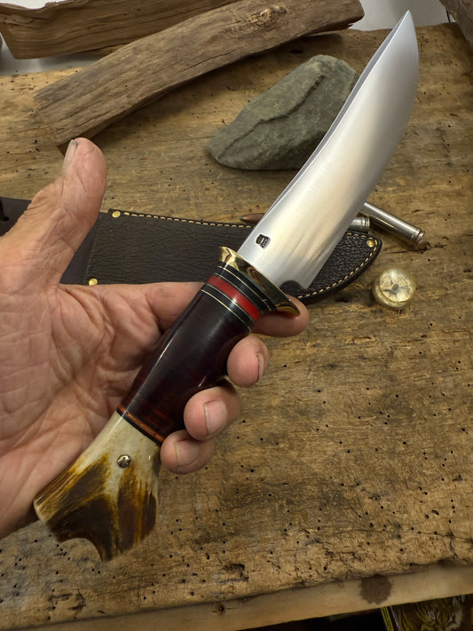 Treeman 7" Hump Back Hunter Crotch Stag Shark Sheath