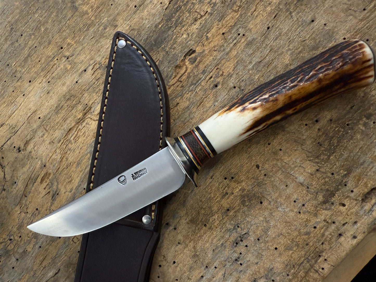 Deer & Trout 4 1/4" Blade AEB-L Stainless Sambar Stag Musk Ox .