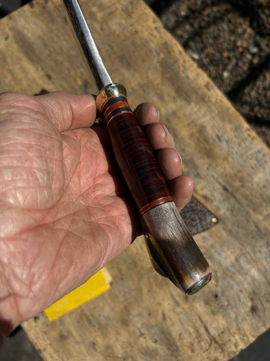 Treeman Big Woody Brass Guard and  Caps Shark Sheath
