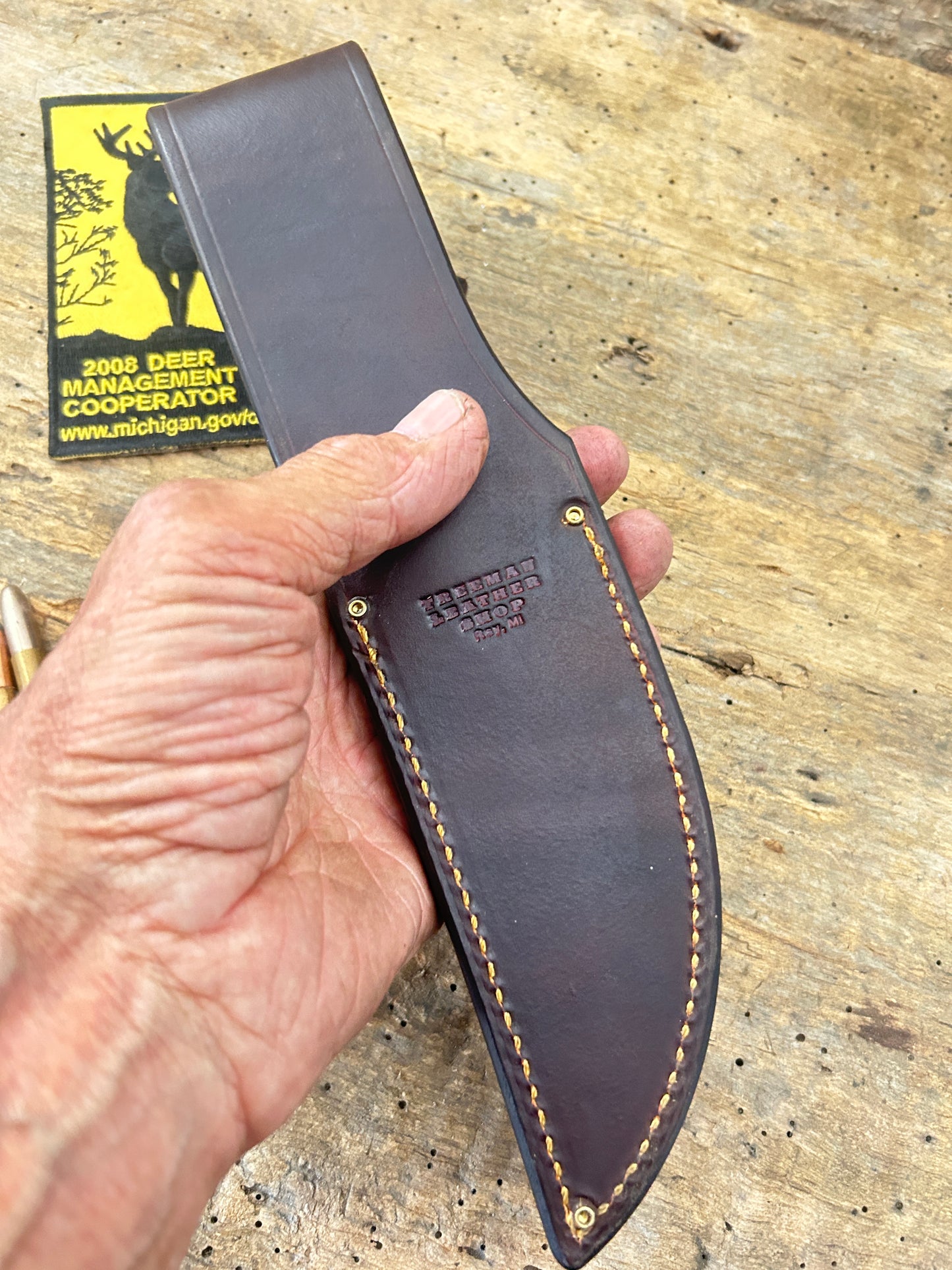 Treeman Big Bay Hunter 5" Finger Grip Sambar Stag