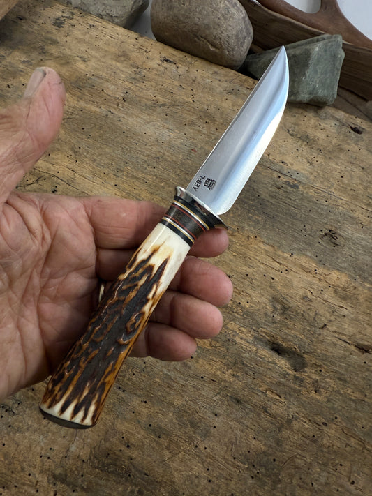 Deer & Trout 4 1/4" Blade AEB-L Stainless Sambar Stag Musk Ox .
