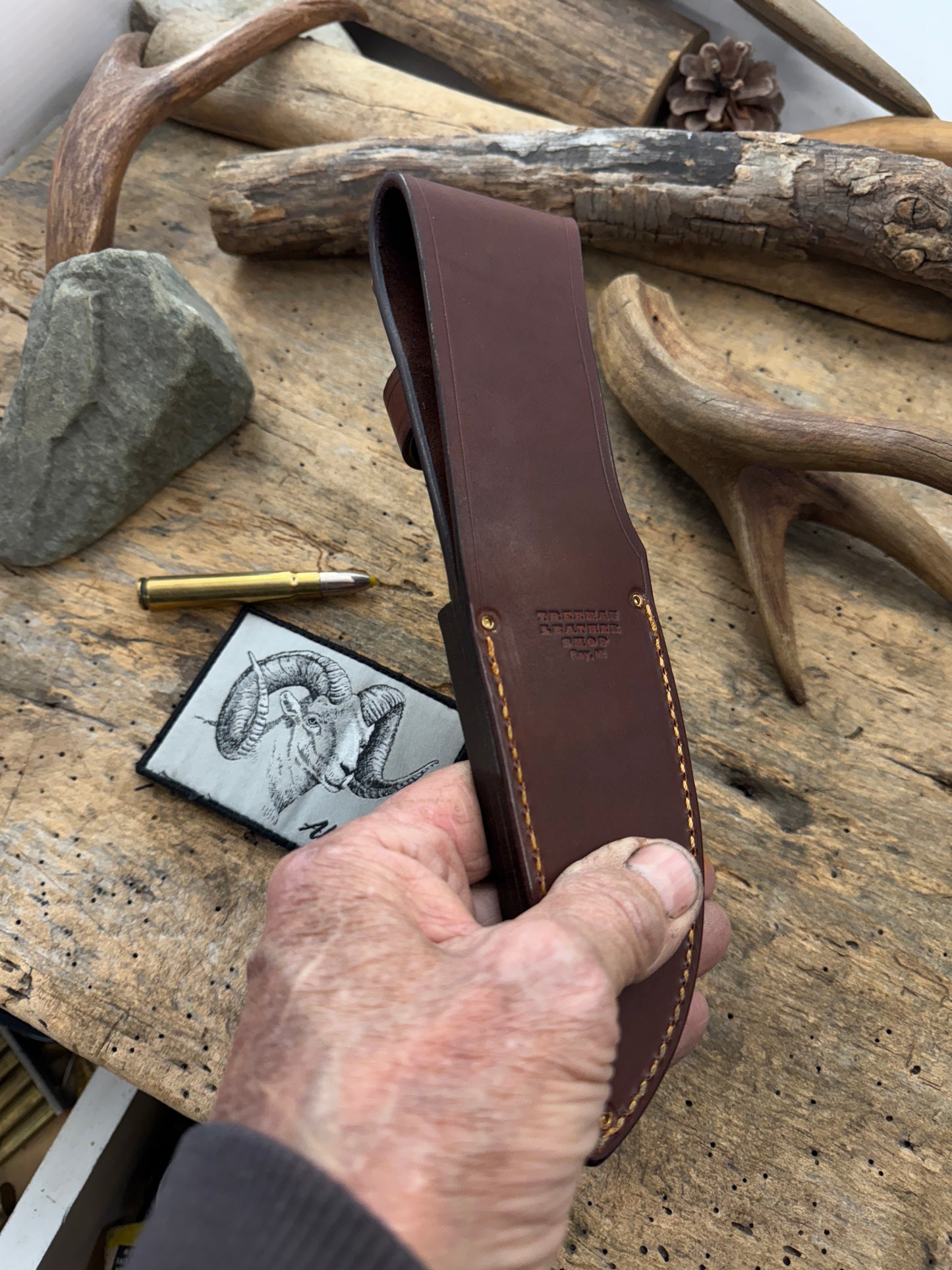 Treeman Classic Iron Mountain Hunter Horse Hide Crotch Stag