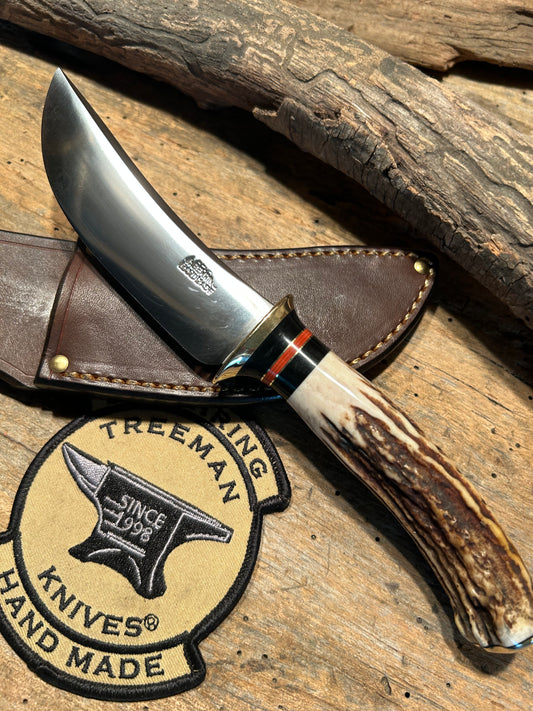 Treeman Deer & Trout size Woody Sambar Stag brass