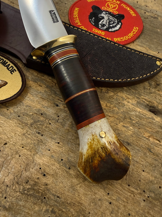 Treeman Pro Cut Iron Mt Hunter Horse Hide Crotch Stag Elephant Ear Sheath