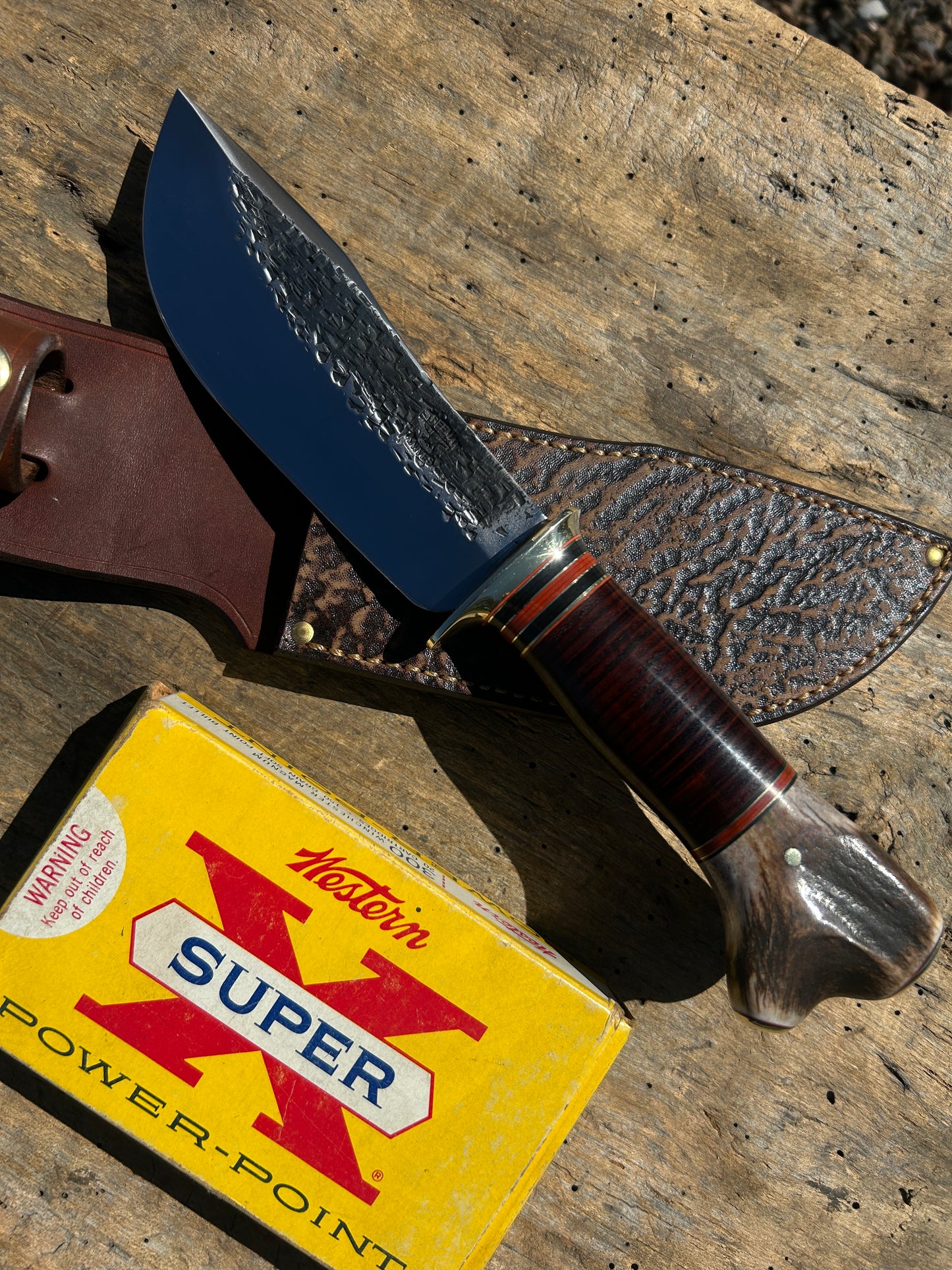 Treeman Big Woody Brass Guard and  Caps Shark Sheath