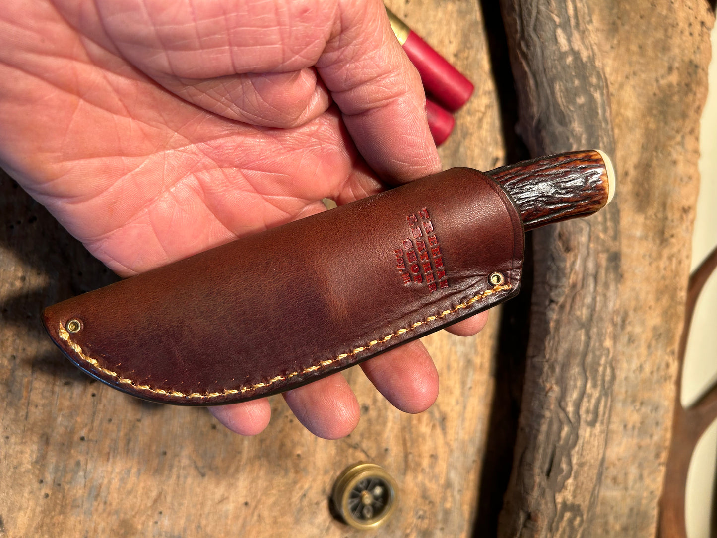 Treeman Pocket Caper Red Stag Mammoth Butt cap