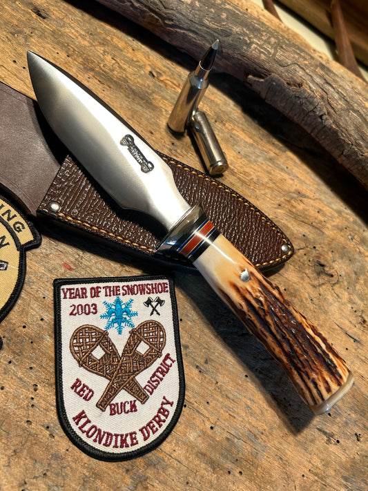 Treeman 5" Heavy Duty Alaskan Stag AEB-L Shark Sheath