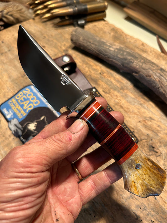 Treeman Michigan Hunter Horsehide Crotch Stag AEB-L Shark Sheath