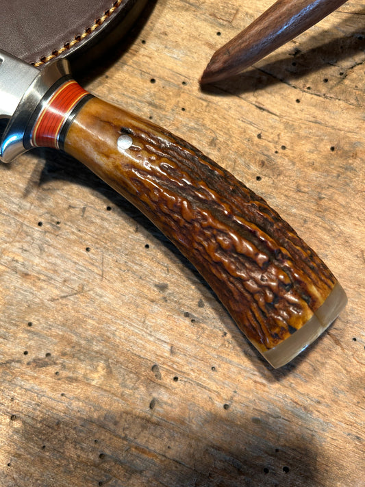 Treeman Small Hunter NS Stag carver Ox Butt Cap