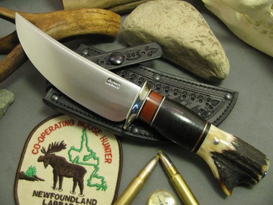Behring Made 6 " Hammermark Leather Crotch Stag Hunter