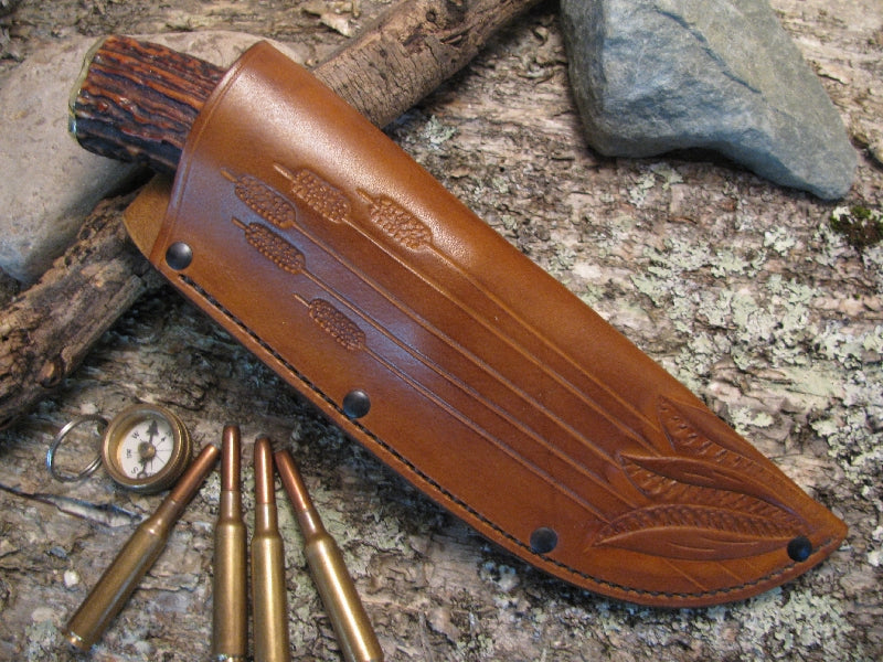 Alaskan Drop Point Hammermark Red Stag