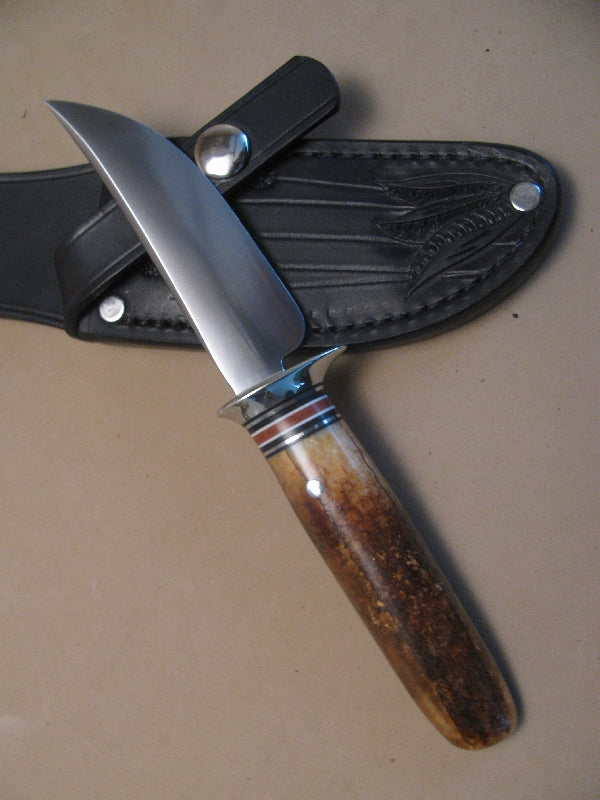 Behring Made Treeman Trout & Deer Fossil Walrus Ivory