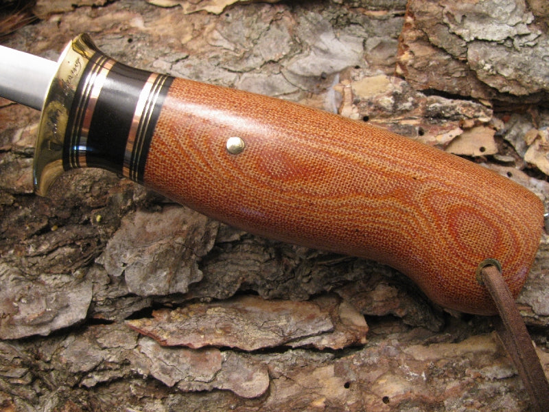 Treeman Hunters Axe Brown/Gold Micarta