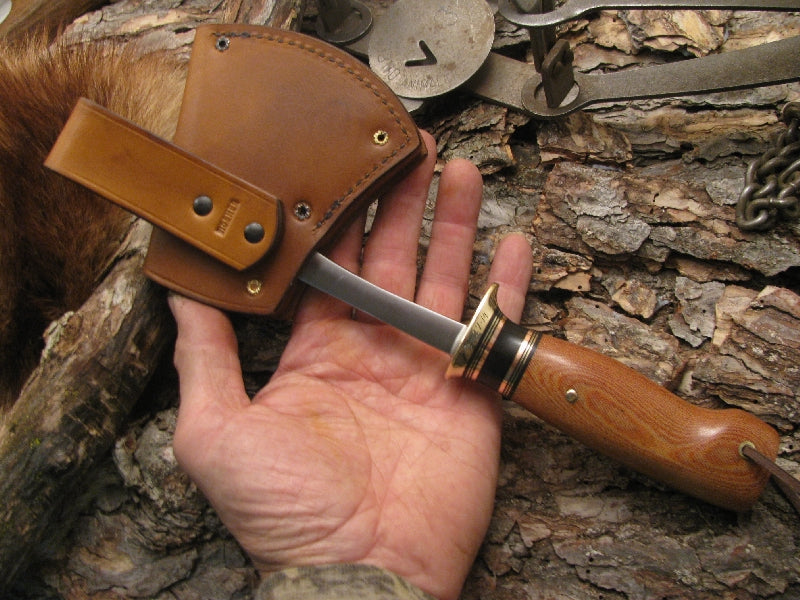 Treeman Hunters Axe Brown/Gold Micarta