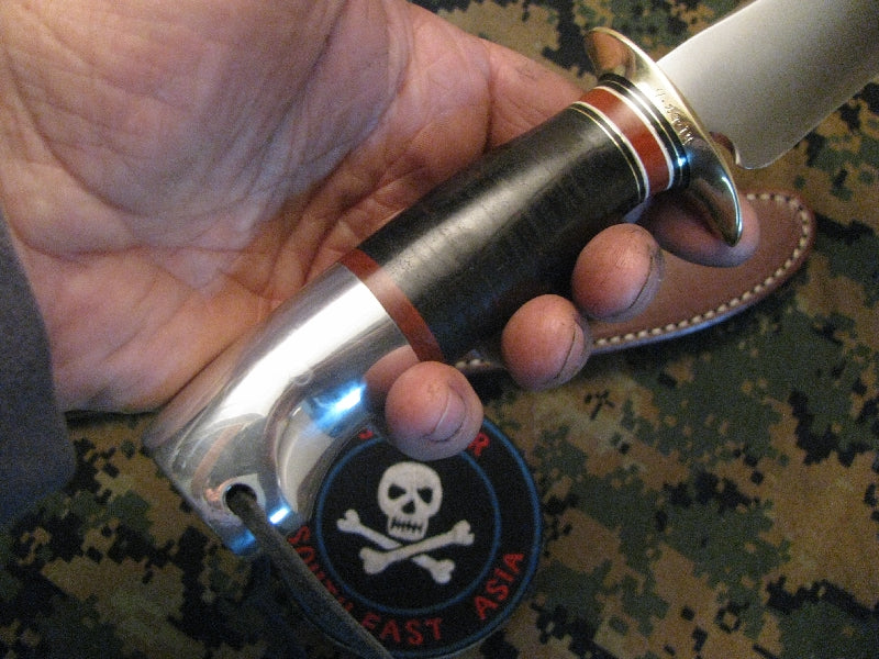 J. Behring Handmade Skull Fighter Signed & Dated