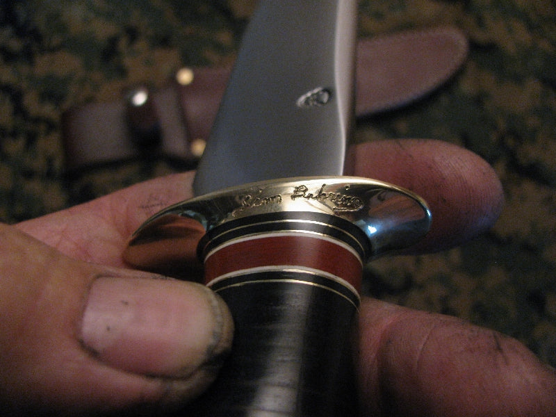 J. Behring Handmade Skull Fighter Signed & Dated