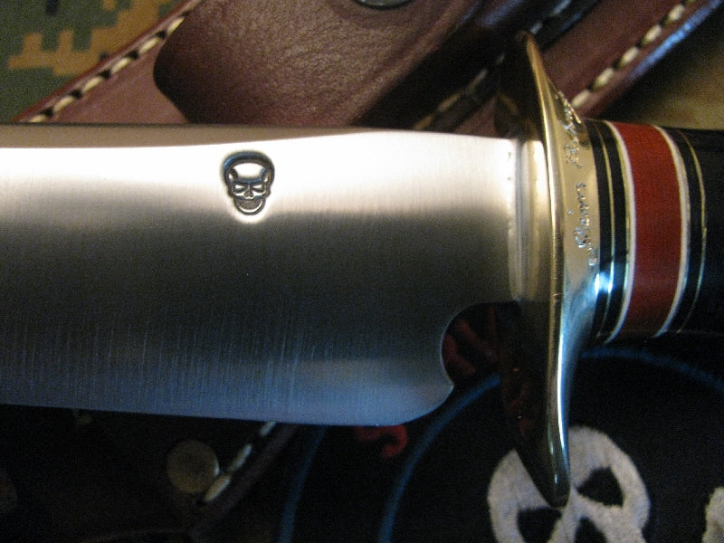 J. Behring Handmade Skull Fighter Signed & Dated