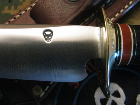 J. Behring Handmade Skull Fighter Signed & Dated