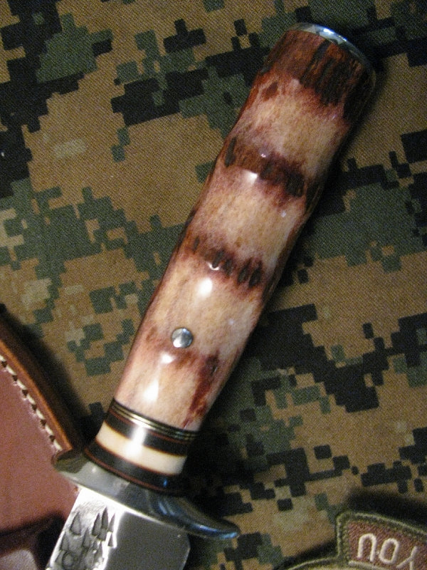 J. Behring Handmade 8 " Hammermark Double Skull Fighter