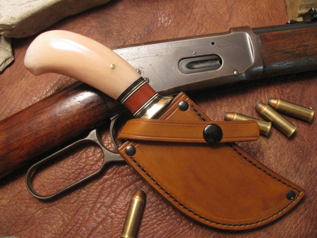 A Westerner birds head musk Ox Cowboy Hunter