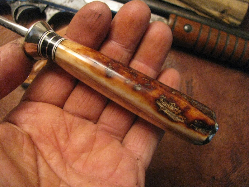 Trout & Deer Hammermark Fossil Walrus Ivory
