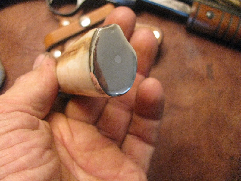 Trout & Deer Hammermark Fossil Walrus Ivory