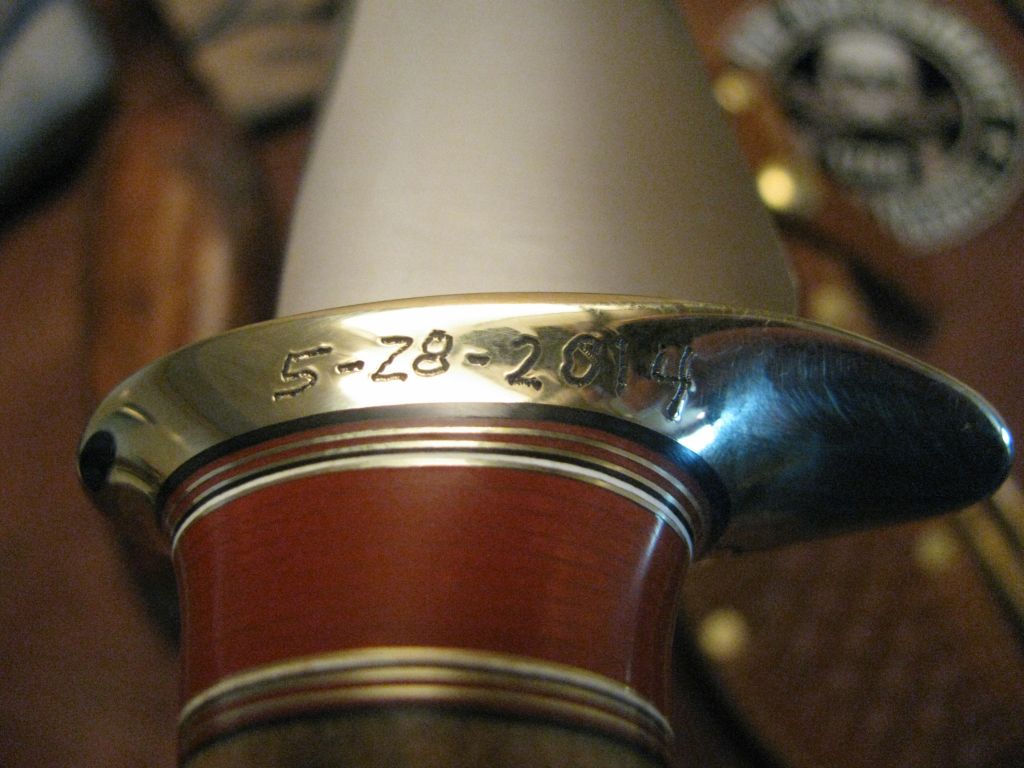 8"Skull Fighter Signed & Dated