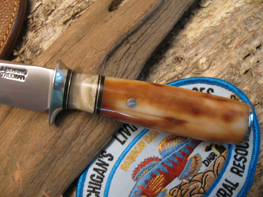 Montana Trout Knife Musk Ox Ivory