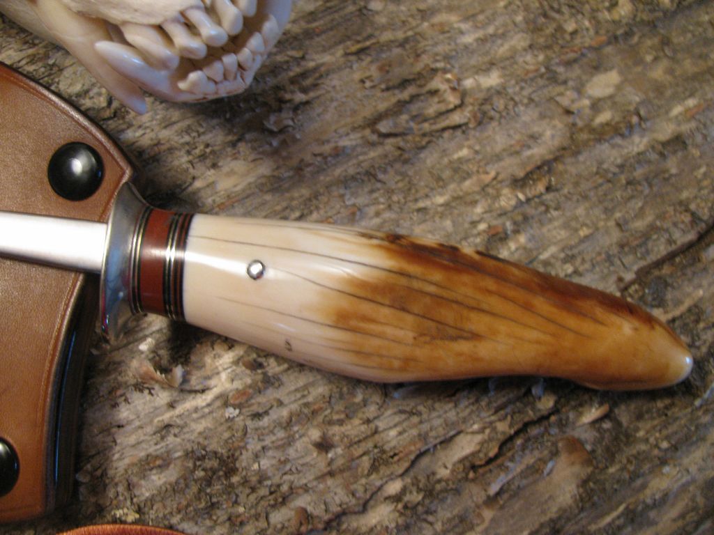 Hunters Axe  Ivory Hippo Tooth handle