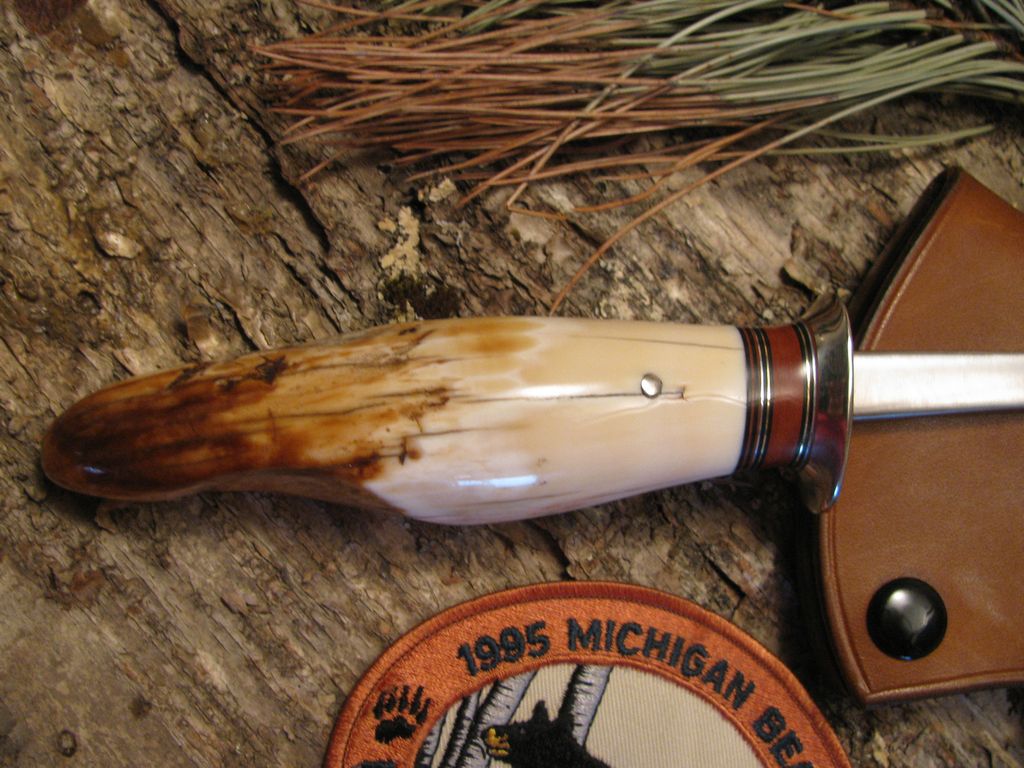 Hunters Axe  Ivory Hippo Tooth handle
