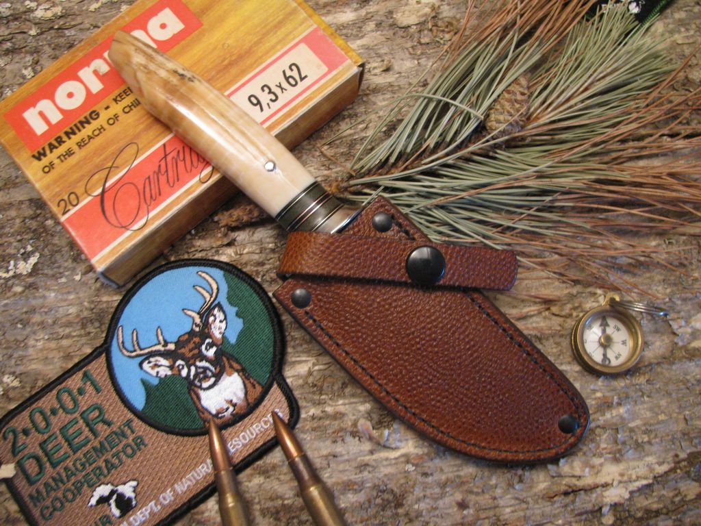 Trout & Deer Ivory Hippo
