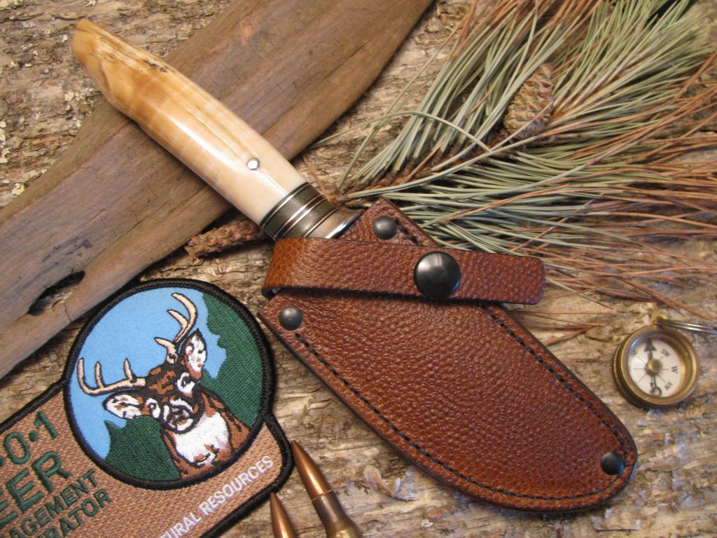 Trout & Deer Ivory Hippo