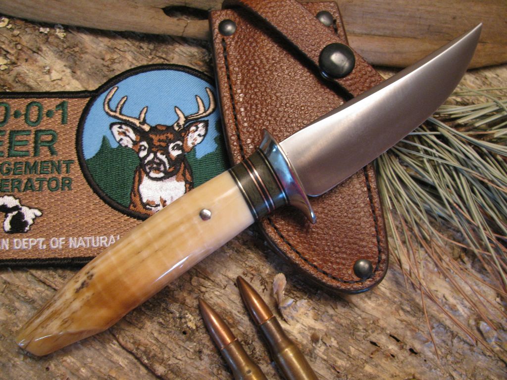 Trout & Deer Ivory Hippo