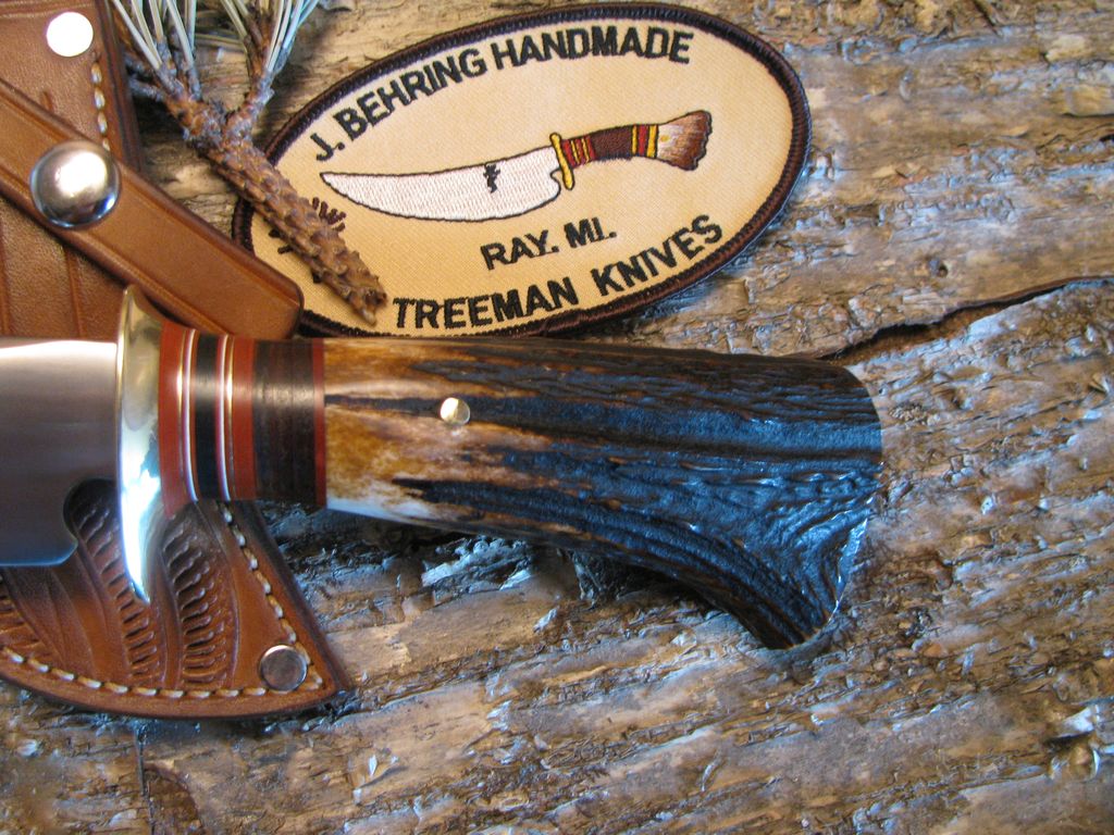 Treeman Hunter full Sambar Stag Crotch one of 3 ever made old school