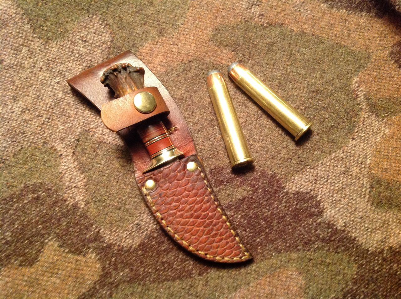 J.Behring Handmade Mini Camp Knife Crown a Stag