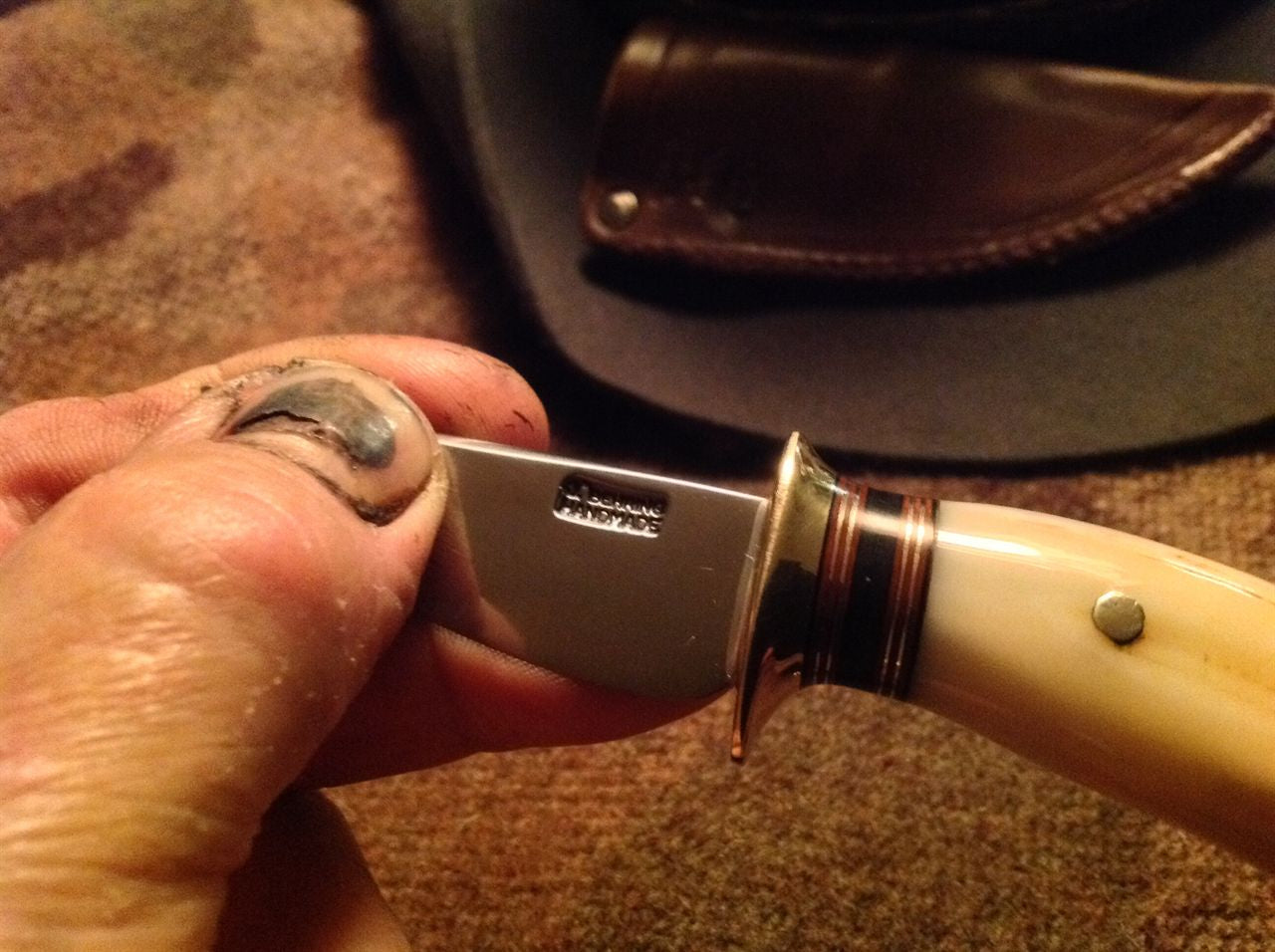 J.Behring Handmade Little Caper Hippo Tooth