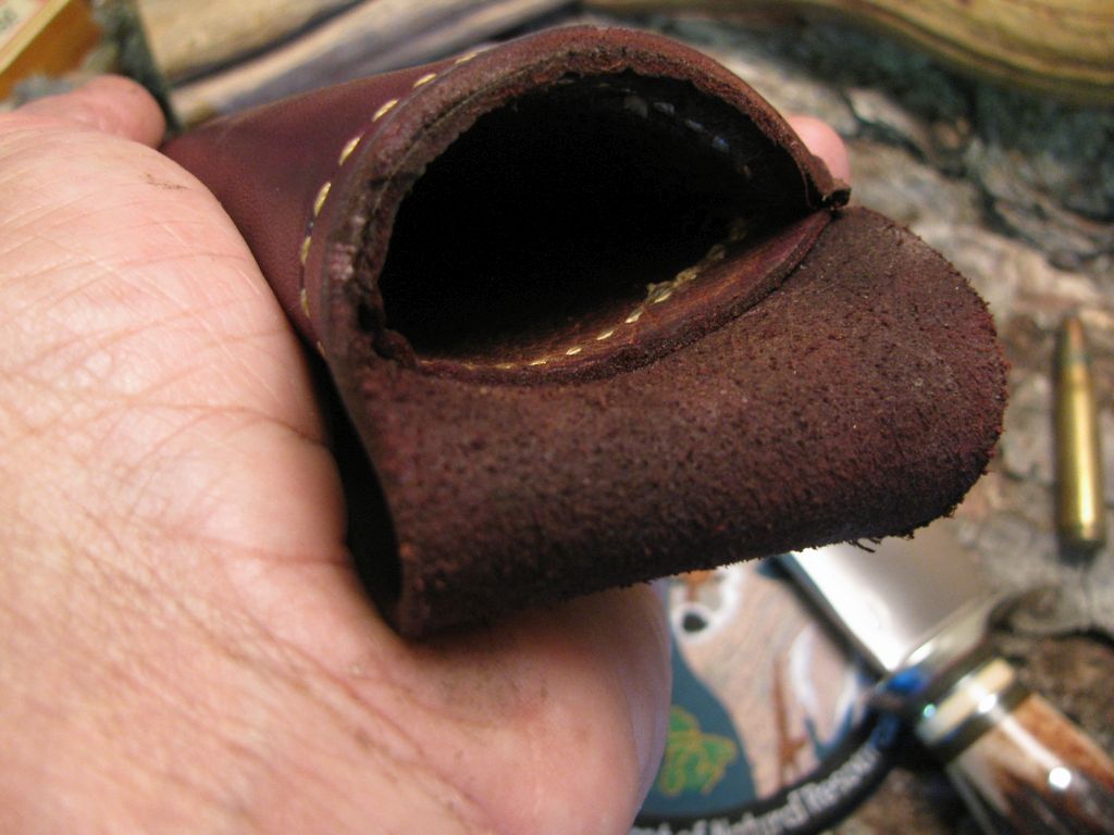 Michigan Skinner Heavy Duty  AAA Sambar Stag  Green Spacers Big compass